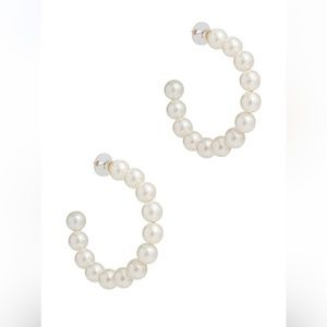 lele sadoughi stardust pearl hoop